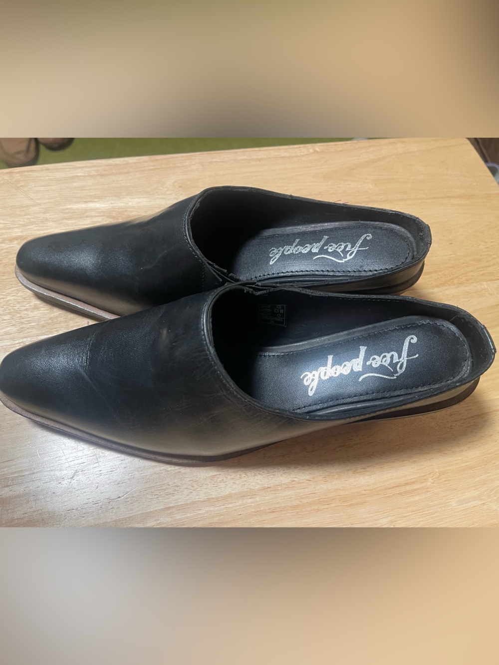 Free People Tallulah Western Wedge Mule (Women's) - Black - Sz 8M; 38 EU